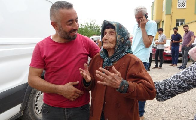 Kozanı Emine ninenin kavuşma anı duygulandırdı