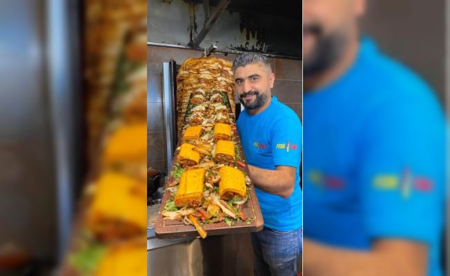 Adana’ya özgü Piton Döner büyük ilgi görüyor