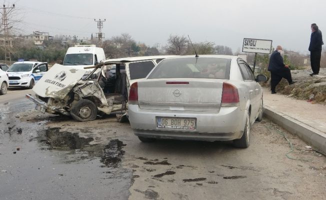 Trafikten men edilen kamyon kazada ortaya çıktı