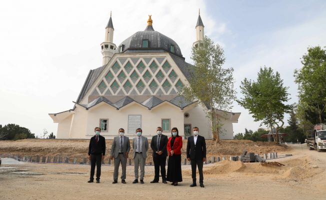 57. Alay Şehitleri Camii inşaatı bitme aşamasına geldi