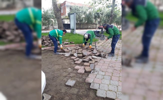 Ceyhan belediyesi park ve bahçe ekipleri çalışmalarını hızlandırdı