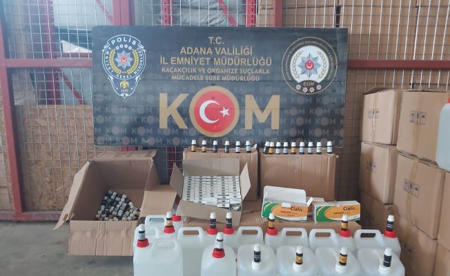 Adana’da kaçakçılık operasyonu