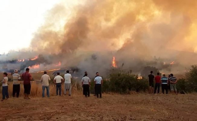 Aladağ’daki yangına müdahale sürüyor