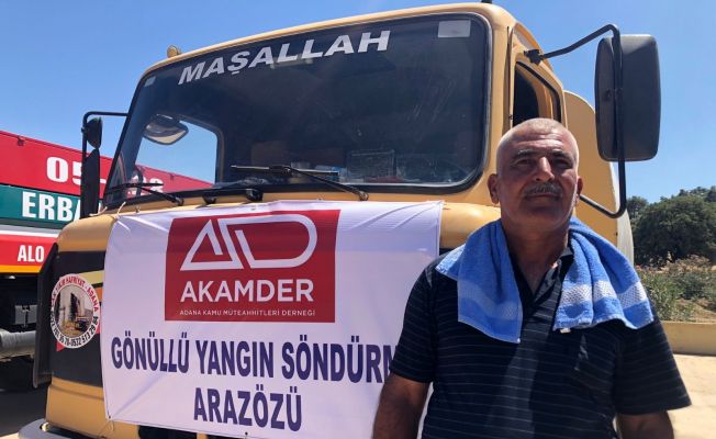 Arazözü ile 24 saat nöbet tutuyor