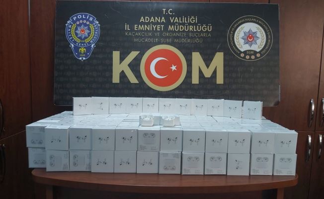 Adana’da kaçak cep telefonu operasyonu