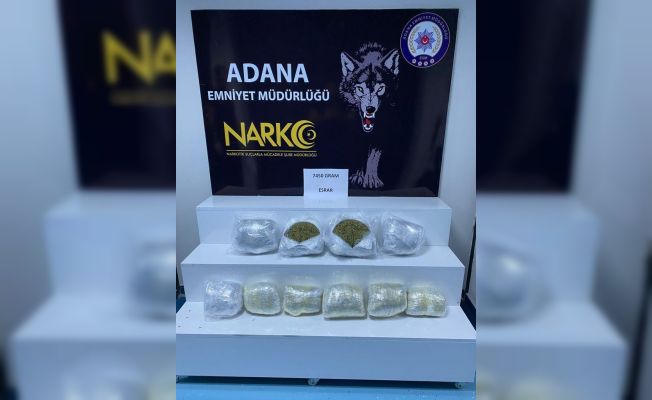 Otoyol uygulamasında 7 kilo 450 gram esrar ele geçirildi