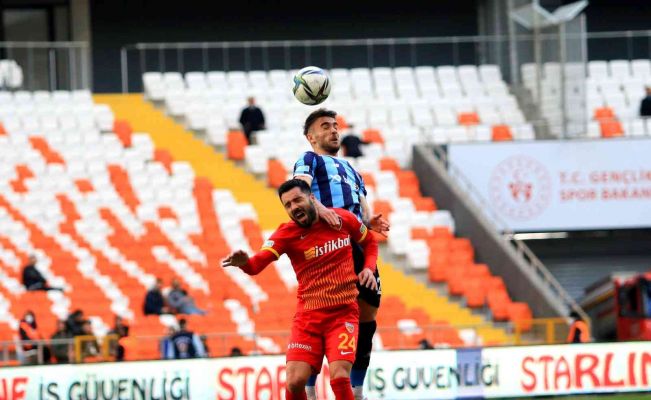 Spor Toto Süper Lig: Adana Demirspor: 1 - Kayserispor: 0 (İlk yarı)