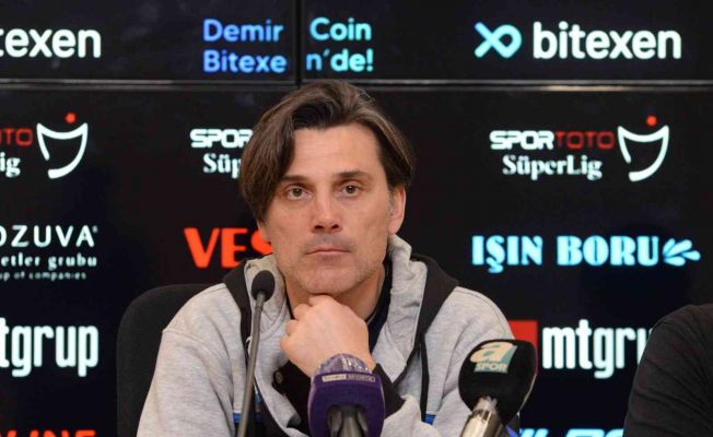 Montella: “Rakipler Adana Demirspor’dan korkuyor”