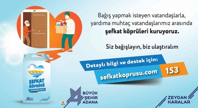 Büyükşehir ”Şefkat Köprüsü” kuruyor