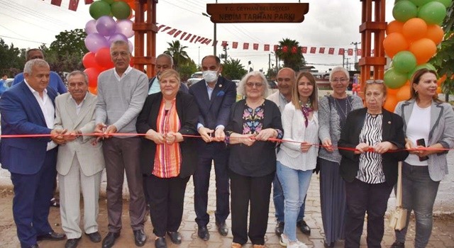 Ceyhan’da ”Nedim Tarhan Parkı” açıldı