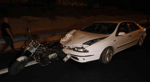 Adana’da otomobil motosiklete çarptı: 1 ölü, 2 yaralı