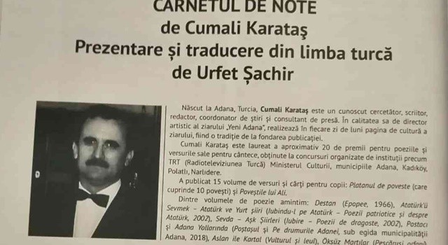 Cumali Karataş’ın şiirlerinden sonra öyküsü de Rumence’ye çevrildi