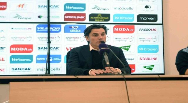 Vincenzo Montella: ”Zor şartlar altında galip gelmekten dolayı çok mutluyum”