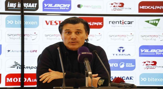 Vincenzo Montella: ”İkinci yarıda istediğimiz sonucu aldık”