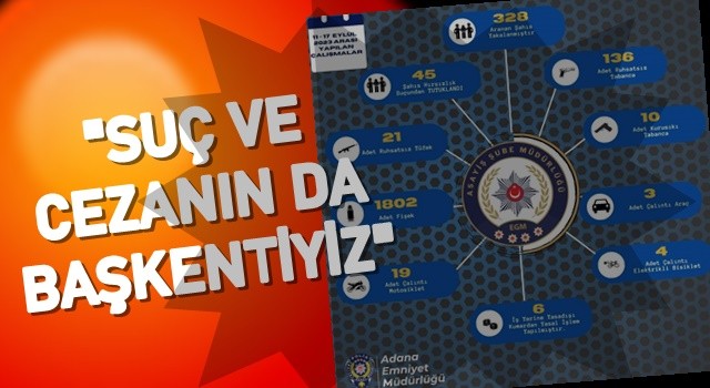 1 Haftalık Bilanço: 3 araç, 4 elektrikli bisiklet, 19 motosiklet, 136 ruhsatsız, 10 kurusıkı, 21 tüfek, binlerce fişek, hırsızlık, kumarbazlık!