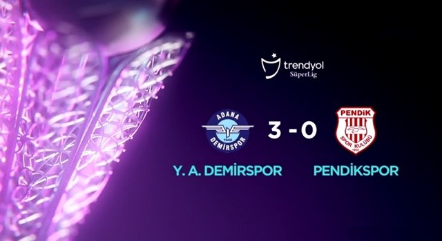 Yukatel Adana Demirspor 3-0 Pendikspor