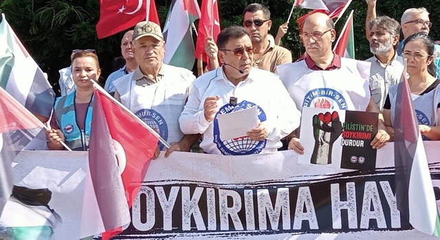 Memur Sen İsrail'i kınadı