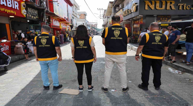 Kaldırımın kana bulandığı sokakta Seyhan polisinden denetim