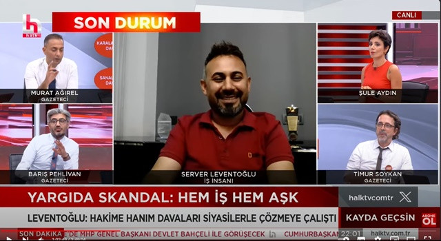 Yargıda Aşk skandalı! Sadece rüşvet alan mı suçlu? Halk TV canlı yayınında hukuk kuralları alt üst edildi!