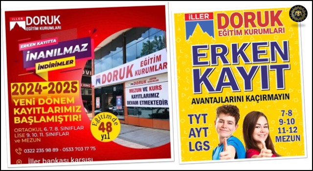 Kaliteli eğitim kadrosu ve başarı: İşte Adana Doruk Dershanesi!