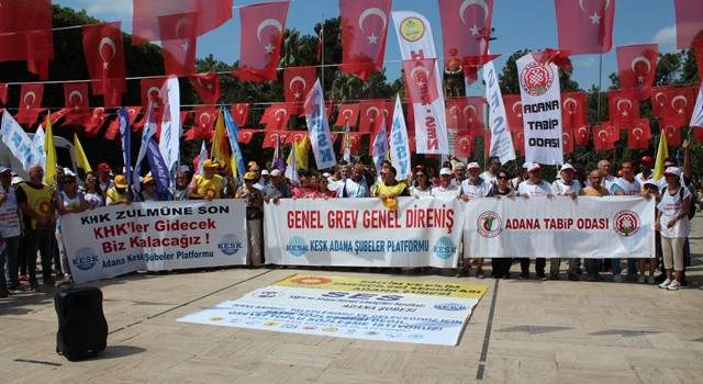 KESK ‘İnsanca yaşamak için iş bıraktı | Kapı kulu değil emekçiyiz!