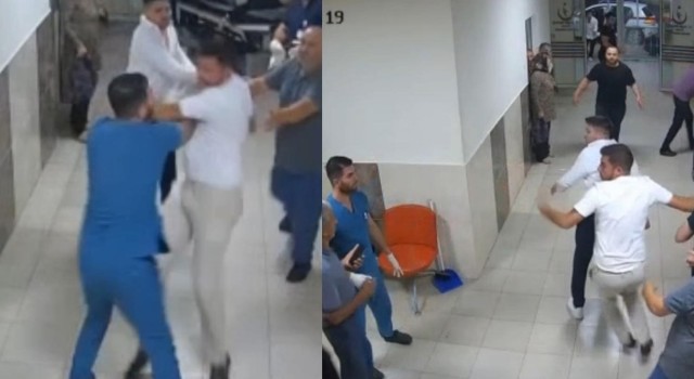 Hastanede darp anları; "Sen doktor değil misin" diye vurdular