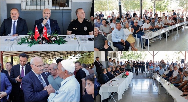 Vali Köşger Gürselpaşa'da vatandaşlarla biraraya geldi