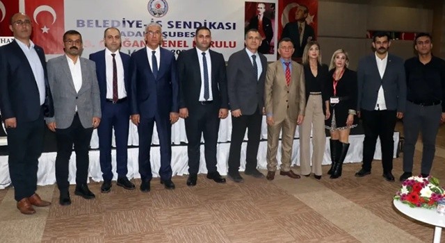 Belediye-İş Sen. Adana Şubesi’nde Aybar güven tazeledi