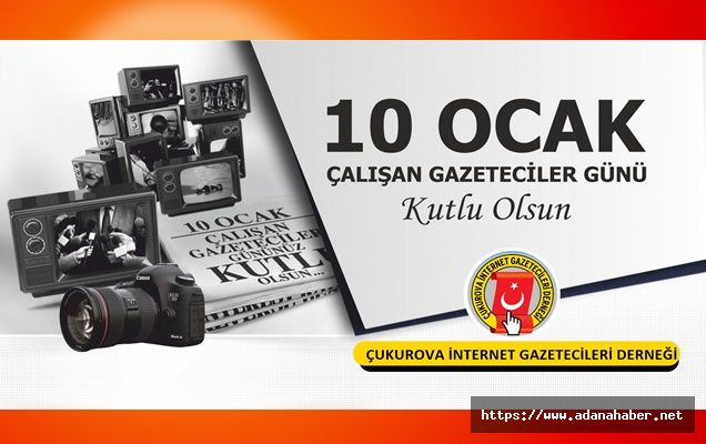 10 Ocak Çalışan Gazeteciler Günü Kutlu olsun