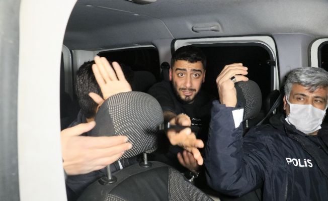 Otomobilden havaya ateş açtılar, polisten kaçarken drenaj kanalına düştüler