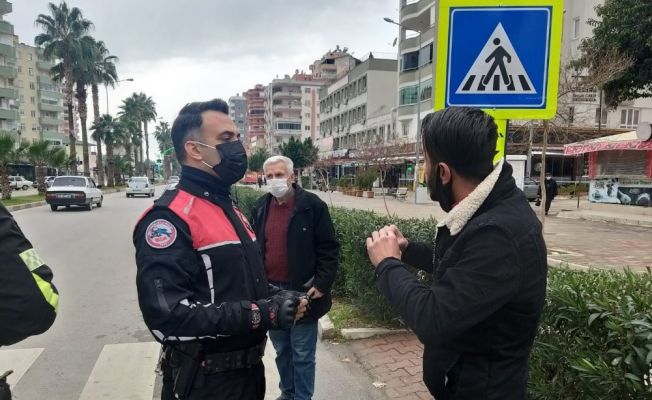 Polisin yayalarla sınavı