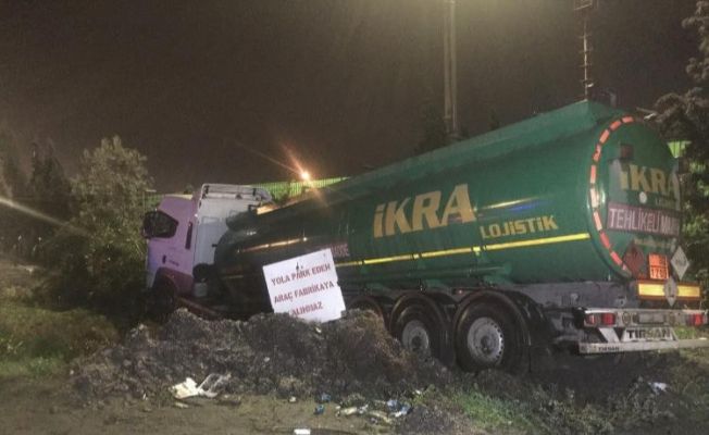 Seyir halinde kalp krizi geçiren tanker şoförü öldü