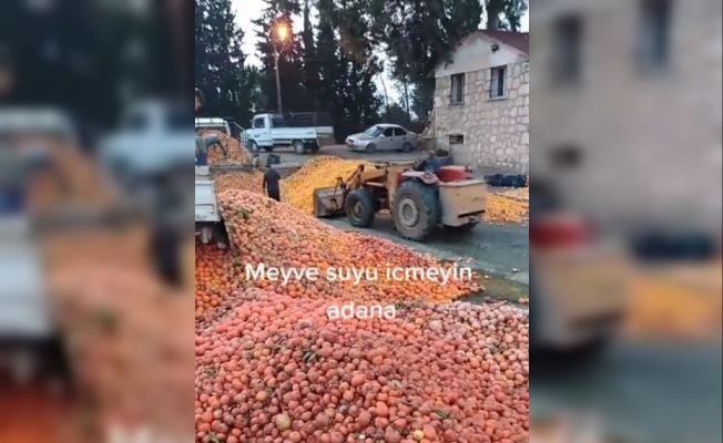 Çürümüş meyvelerin meyve suyu olduğu iddia edildi