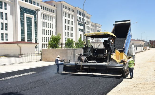 Yeni Adalet Sarayı çevresinde hummalı çalışma