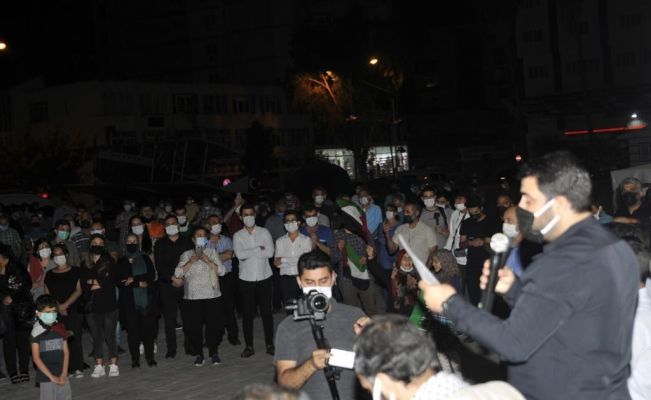 Ceyhan’da İsrail protestosu