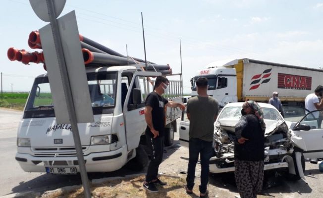 Ceyhan’da trafik kazası: 1 ölü, 3 yaralı