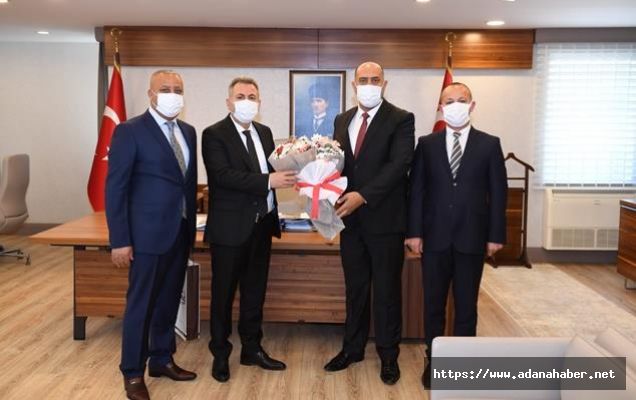 Sarıçam Oto Center Başkanı Yüksel’den Vali Elban’ı ziyaret