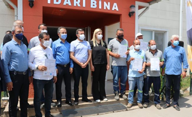 Adana’da 151 belediye personeline Mesleki Yeterlilik Belgesi