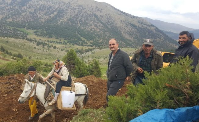 Münevver teyzenin yol isteği gerçek oldu