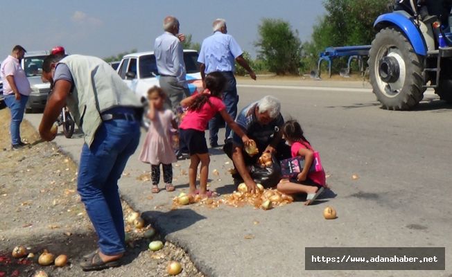 ’Para etmiyor’ diye Akşener’in önüne döktüğü soğanları gidince geri topladı