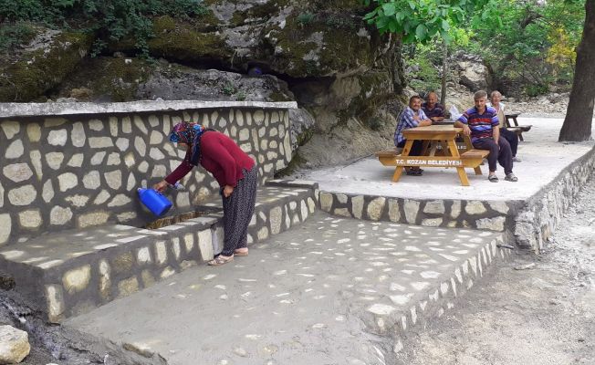 Kaynak suyu çevresi mesire alanına dönüştürüldü