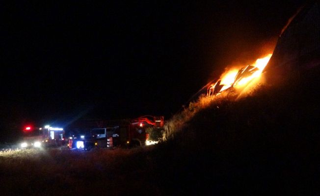 Kozan’da geri dönüşüm tesisinde yangın