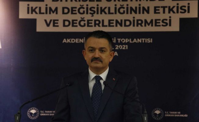 Bakan Pakdemirli: Değişen iklim koşullarına hazır olacağız