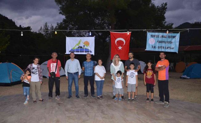 Mersinli doğa tutkunları Kozan’da kamp yaptı