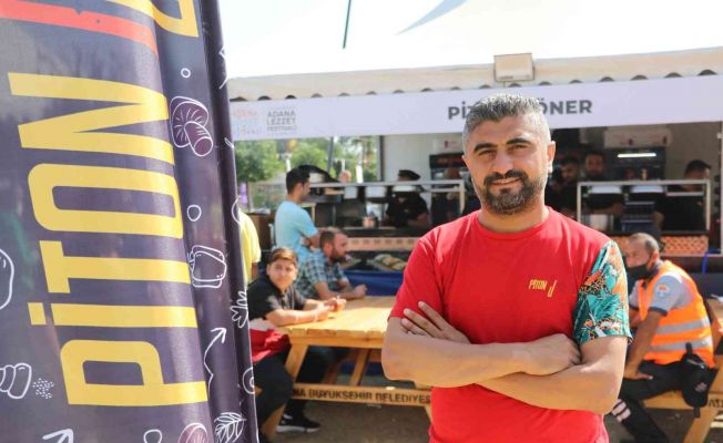 Piton Döner Adana Lezzet Festivali’ne damga vurdu