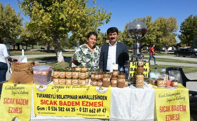 Tufanbeyli, beyaz fasulyesi ve bakliyatlarıyla festivalde görücüye çıktı