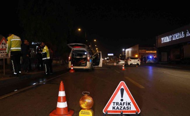 Adana’da aydınlatma direğine çarpan kamyonet devrildi: 1 ölü, 2 yaralı