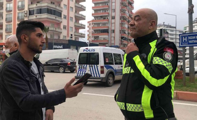 Ceza yememek için polis ağabeyini aradı