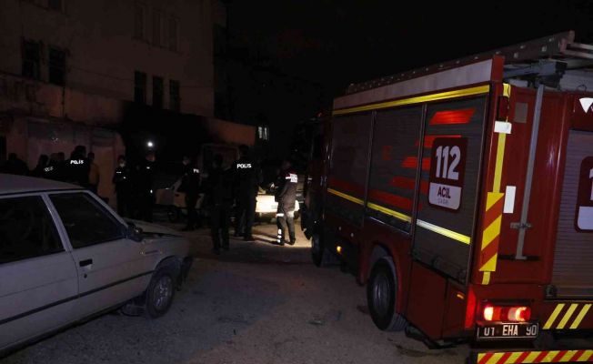 Dini nikahlı kocasının iş yerini ateşe veren kadın dumandan etkilendi