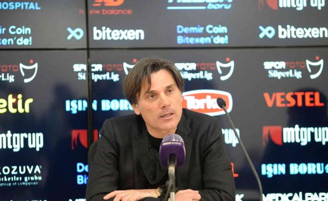 Montella: Rakibin ceza sahasında 43 kere topla buluştuk